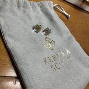 Kendra Scott Gold and Silver Stud Earrings